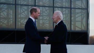 Príncipe William e o presidente dos Estados Unidos Joe Biden se encontraram em Boston - Reprodução: Instagram