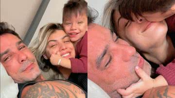 Diego e Franciele Grossi com o filho - Foto: Reprodução / Instagram