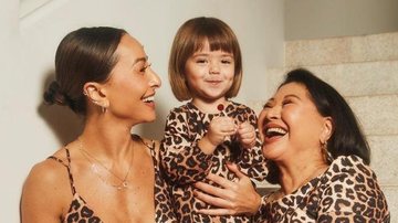 Zoe maquia a avó em vídeo e Sabrina Sato se diverte - Reprodução/Instagram