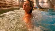 Carolina Dieckmann faz banho turco com o marido na piscina - Reprodução/Instagram