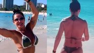 Scheila Carvalho exibe corpaço na praia - Reprodução/Instagram