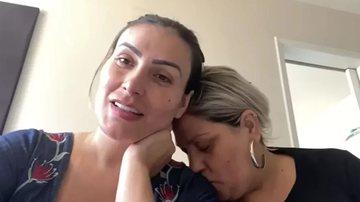 Andressa Urach e sua mãe, Marisete de Faveri - Foto: Reprodução/Youtube