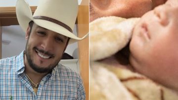 Barretto apresenta o filho recém-nascido - Foto: Reprodução / Instagram; Ackey Serrano