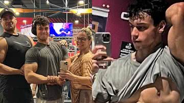 Filho de Xanddy e Carla Perez impressiona ao exibir abdômen definido após treino - Reprodução/Instagram