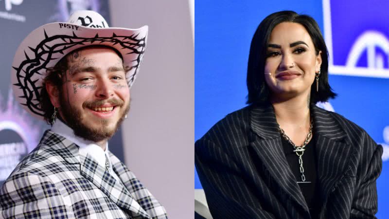 Post Malone e Demi Lovato se apresentam neste fim de semana em festival de música em São Paulo - Fotos: Getty Images