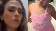 Tata Werneck se surpreende com o tamanho da filha: "Primeira vez" - Reprodução/ Instagram