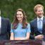 Príncipe William, Kate Middleton e Príncipe Harry
