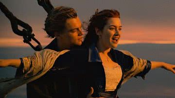 Leonardo DiCaprio e Kate Winslet em Titanic - Foto: Divulgação / Paramount Pictures