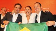 Aécio Campos, Fafá de Belém e Eduardo Campos - Martin Gurfein