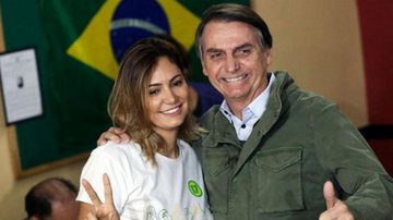 Michelle Bolsonaro e Jair Bolsonaro - Getty Images