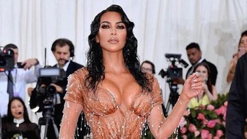 Kim Kardashian durante o tapete rosa no MET Gala 2019 - GETTY Images