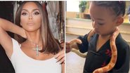 Kim Kardashian e filha Chicago, de um ano - Instagram/Reprodução