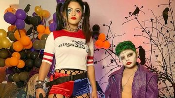 Mileide Mihaile e Yhudy em comemoração ao Halloween - Foto/Instagram