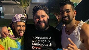 Cesar Menotti celebra amizade após clique com cantores - Reprodução/Instagram