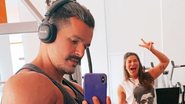 Bruno Lopes posa na academia com Priscila Fantin: ''Te amo'' - Reprodução/Instagram