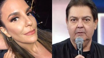 Ivete Sangalo homenageia Fausto Silva após saída da Globo - Reprodução/Instagram/Divulgação/TV Globo